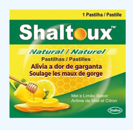 Shaltoux honey lemon lozenges  - per carton X 12